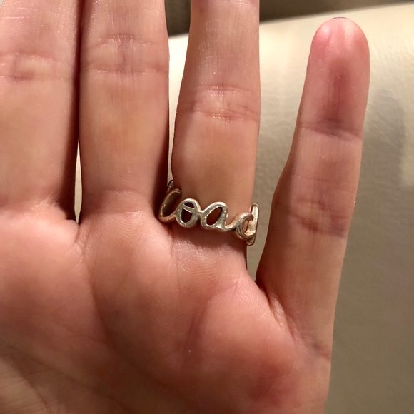 COPY - *LIKE NEW* Coach Sterling Silver Ring - Picture 3 of 5